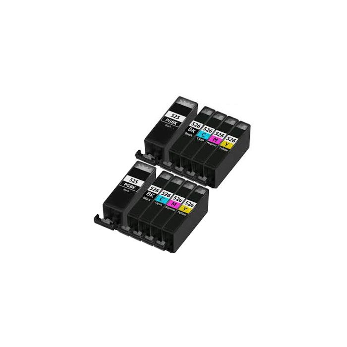 ACTIE: Canon PGI-525 / CLI-526 inkt cartridges set (10st) Huismerk main product photo