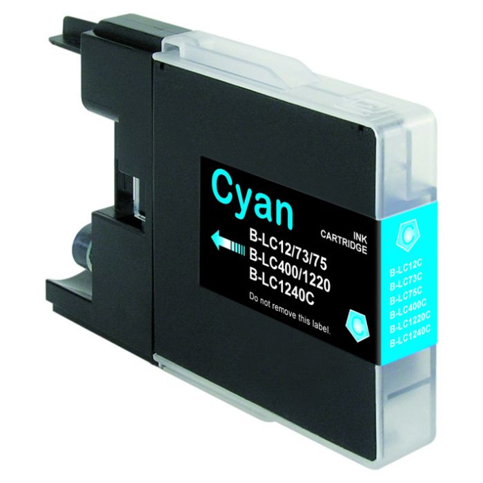 Brother LC-1240C inkt cartridge Cyaan (18,5ML) - Huismerk cartridges main product photo