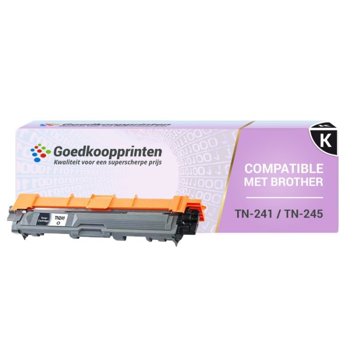 Brother TN241BK toner (TN245BK) Zwart (2.500 afdrukken) - Huismerk main product photo