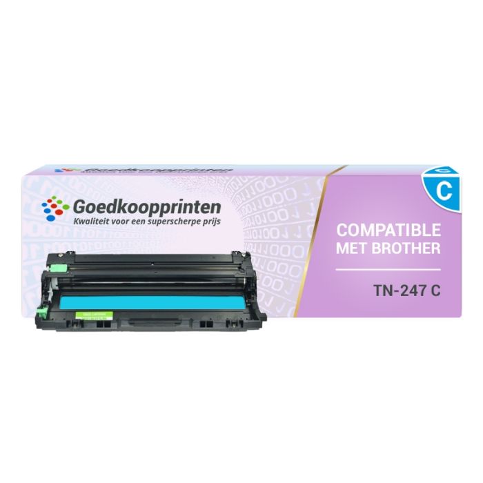 Brother TN-243 / TN-247 toner cartridge Cyaan - Huismerk main product photo