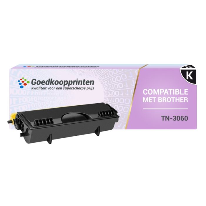 Brother TN-3060 toner cartridge Zwart (6.000 afdrukken) - Huismerk main product photo