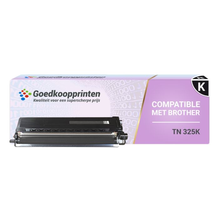 Brother TN325BK toner cartridge Zwart - Huismerk (4.000 afdrukken) main product photo