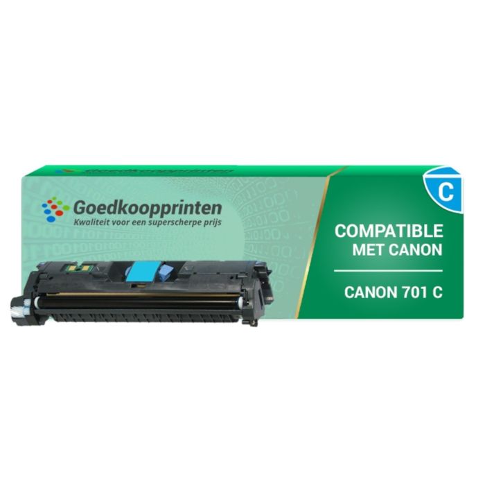Canon 701C toner Cyaan - Huismerk (4.500 afdrukken) main product photo