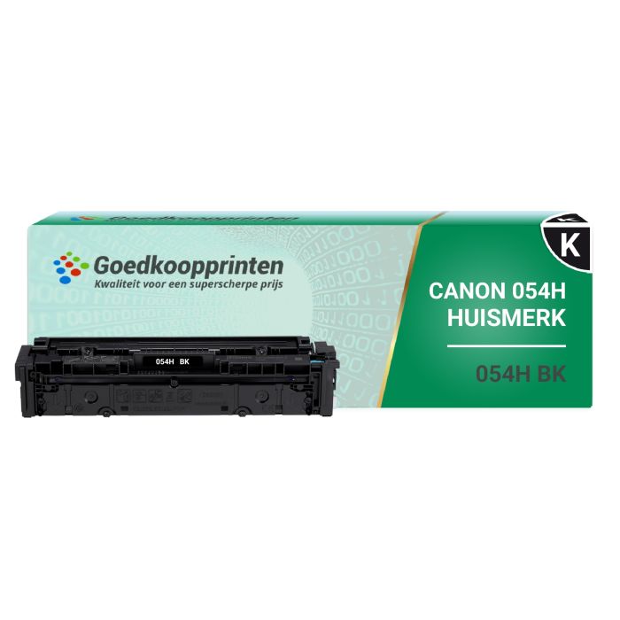 Canon 054H toner cartridge Zwart (3.200 afdrukken) - Huismerk main product photo