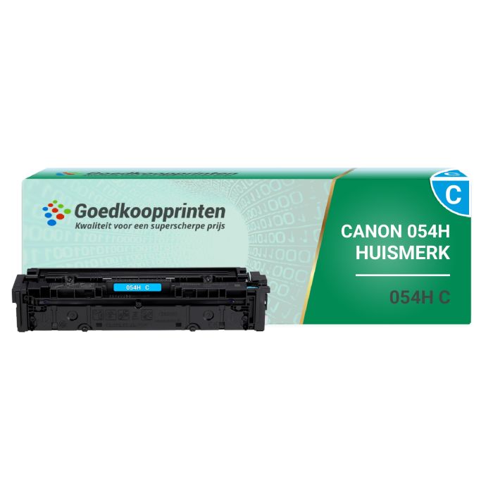 Canon 054H toner cartridge Cyaan (2.500 afdrukken) - Huismerk main product photo