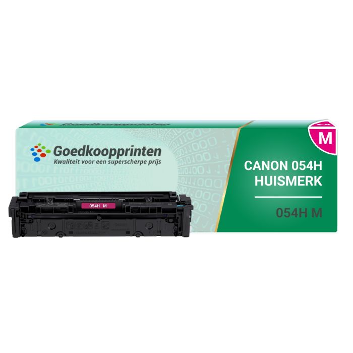 Huismerk Canon 054H toner cartridge Magenta (2.500 afdrukken) main product photo