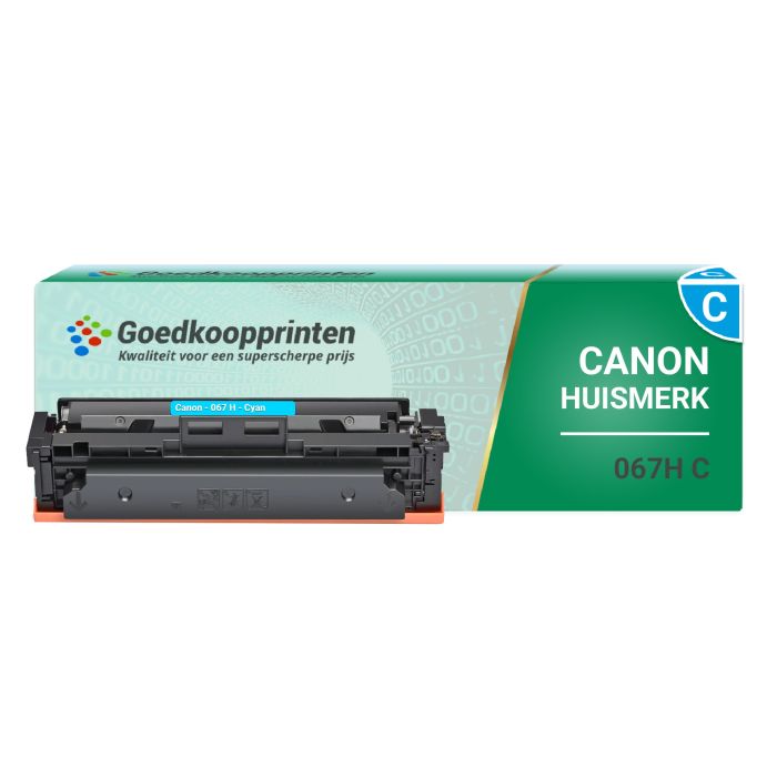 Canon 067H toner cartridge Cyaan - 2350 afdrukken main product photo