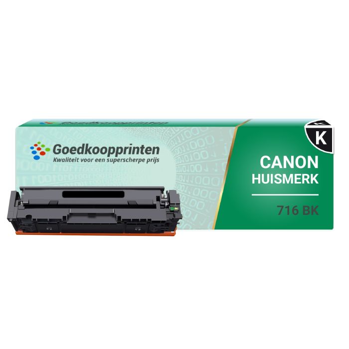 Canon 716BK toner Zwart (2.500 afdrukken) - Huismerk main product photo