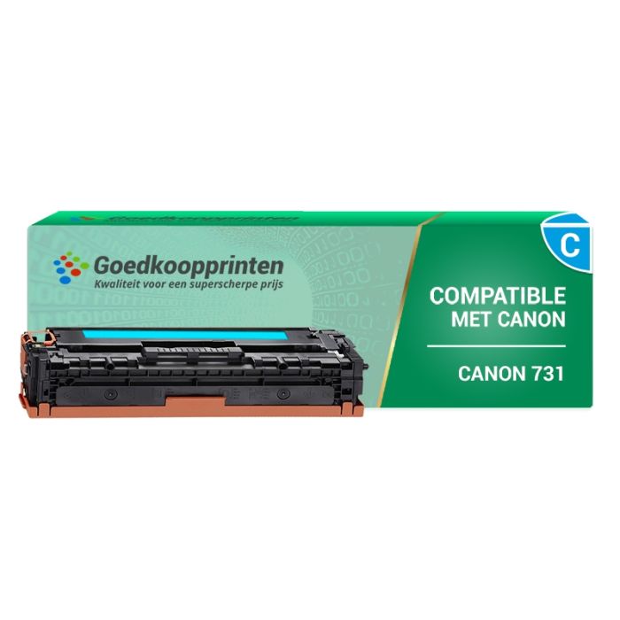 Canon 731C toner cartridge Cyaan (2.000 afdrukken) - Huismerk main product photo