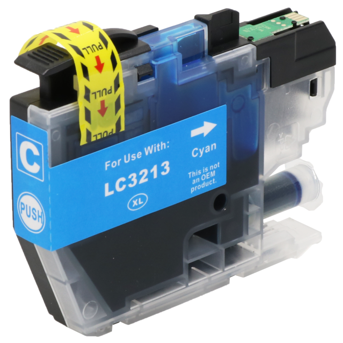 Brother LC-3213C inkt cartridge Cyaan XL - Huismerk main product photo