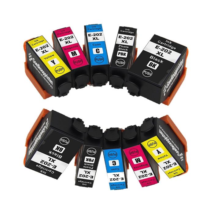 ACTIE: Epson 202XL inkt cartridges Multipack (C13T02G74010) - Huismerk set 10 stuks main product photo