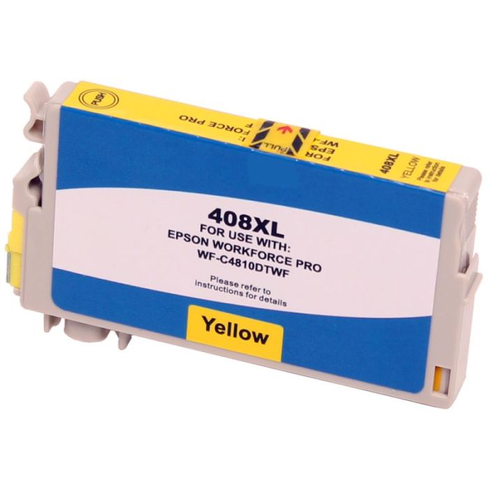 Huismerk Epson 408XL inkt cartridge Geel (22 ml) main product photo