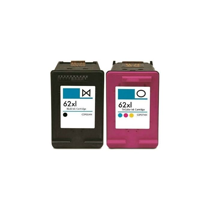 Huismerk voor HP 62XL inkt cartridge Multipack Zwart en Kleur (20/19ML) main product photo