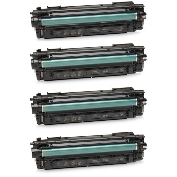 HP 655A toner cartridge Multipack - Huismerk set main product photo