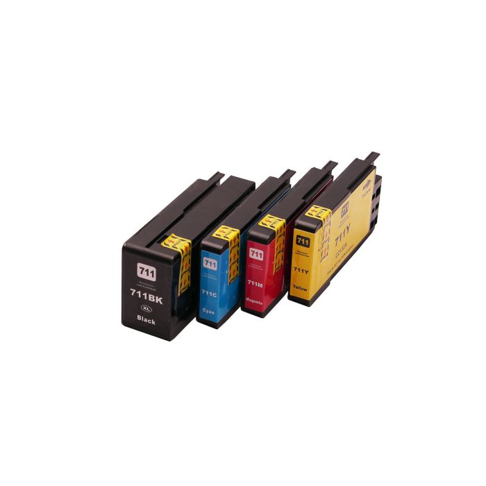 HP 711 inktcartridges Multipack - Huismerk main product photo