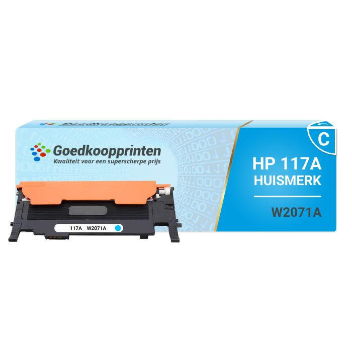 Huismerk voor HP 117A toner Cyaan (W2071A) - 1300 afdrukken main product photo