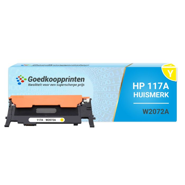 Huismerk voor HP 117A toner Geel (W2072A) - 1300 afdrukken main product photo
