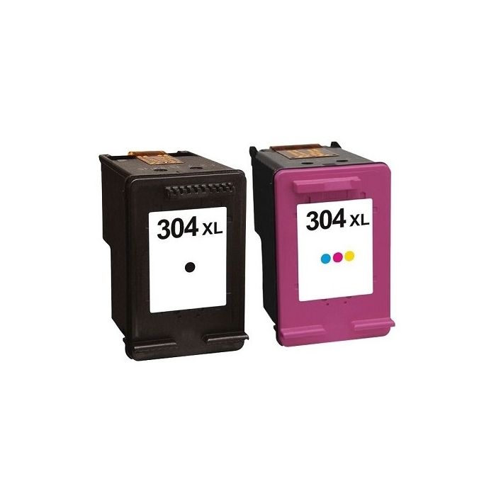 Huismerk voor HP 304XL inkt cartridges Multipack (2 x meer inkt) 18 ML / 18 ML main product photo