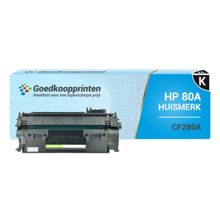 Huismerk voor HP 80A toner / HP CF280A toner Zwart (2.700 afdrukken) main product photo