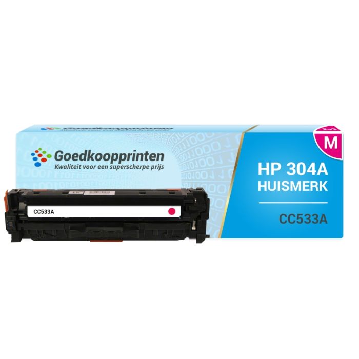 Huismerk voor HP CC533A toner cartridge Magenta (2.800 afdrukken) main product photo