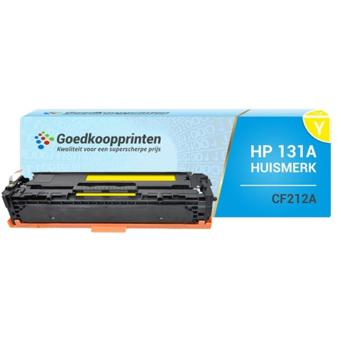 Huismerk HP CF212A (131A) toner Geel - 1.800 afdrukken main product photo