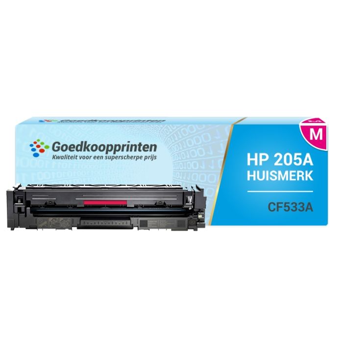 Huismerk voor HP CF533A toner cartridge (205A) Magenta - 900 afdrukken main product photo