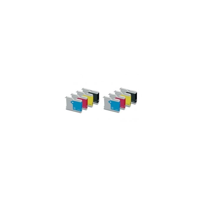 ACTIE: Brother LC-1000 Multipack inkt cartridges (set 8x) - Huismerk main product photo