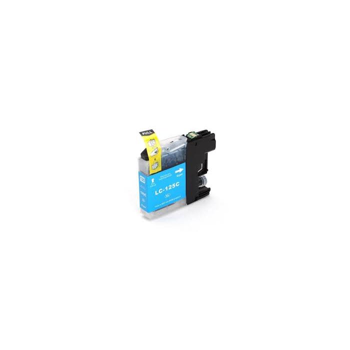 Brother LC-125C inkt cartridge Cyaan (15 ML) - Huismerk main product photo