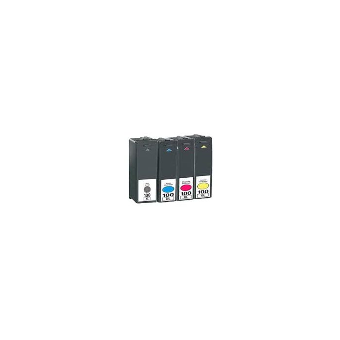 Lexmark 100XL inkt cartridge Multipack (4-pack) - Huismerk main product photo