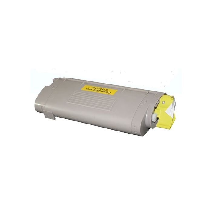 OKI 44318605 toner cartridge Geel - Huismerk (11.500 afdrukken) main product photo