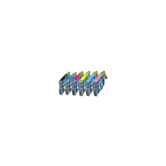 Epson T0807 inkt cartridge multipack (6 -pack) - Huismerk main product photo