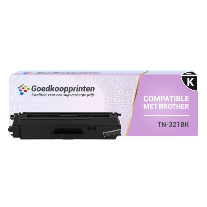 Brother TN321BK toner Zwart (4.000 afdrukken) - Huismerk main product photo