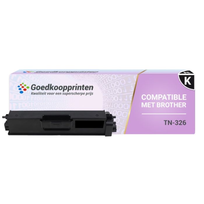 Huismerk Brother TN326BK toner Zwart 4.000 afdrukken main product photo