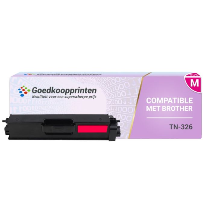 Huismerk Brother TN326M toner Magenta - 3.500 afdrukken main product photo