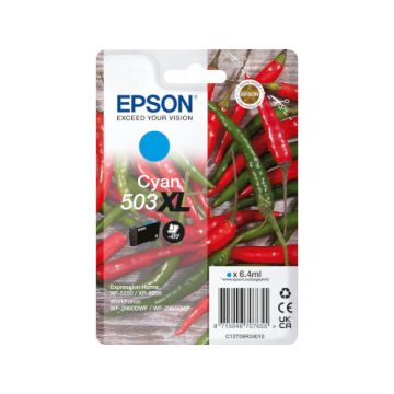 Epson 503XL inkt cartridge Cyaan (6,4ml) - Origineel