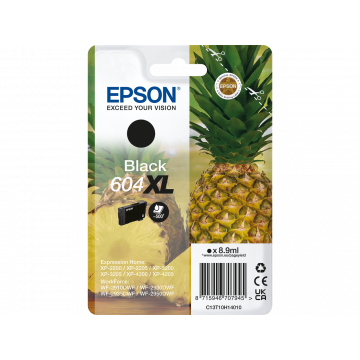 Epson 604XL inkt cartridge Zwart (8,9ml) - Origineel