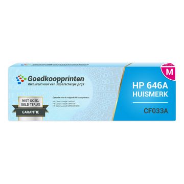 Huismerk voor HP 646A toner Magenta (CF033A) 12.500 afdrukken