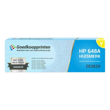 Huismerk voor HP 648A toner Geel (CE262A) 11.000 afdrukken