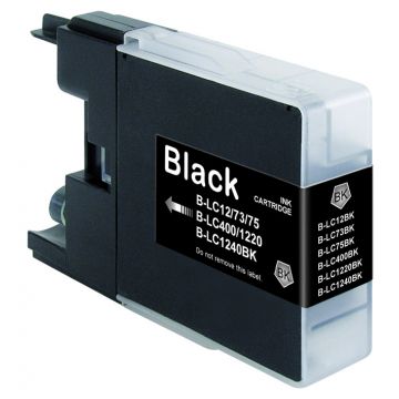 Brother LC-1240BK inkt cartridge Zwart (28,5ML) - Huismerk