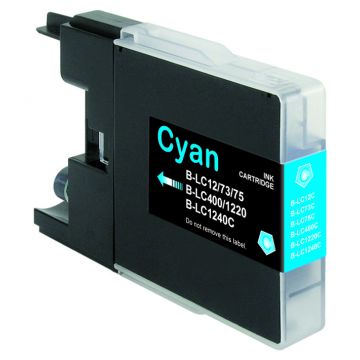 Brother LC-1240C inkt cartridge Cyaan (18,5ML) - Huismerk cartridges