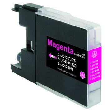 Brother LC-1240M inkt cartridge Magenta (18,5ML) - Huismerk