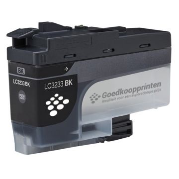 Brother LC-3233BK inkt cartridge Zwart (65ml) - Huismerk