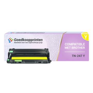 Brother TN-243 / TN-247 toner cartridge Geel - Huismerk