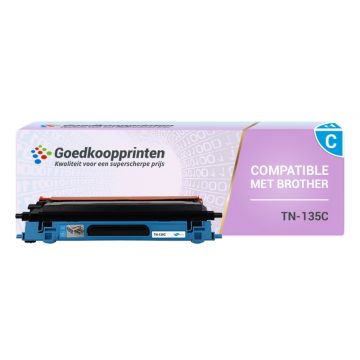 Brother TN-135C toner Cyaan (4.000 afdrukken) - Huismerk