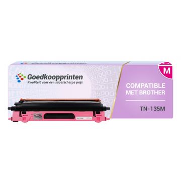 Brother TN-135M toner Magenta (4.000 afdrukken) - Huismerk