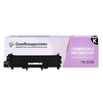 Brother  TN-2320 toner Zwart (2.600 afdrukken) - Huismerk