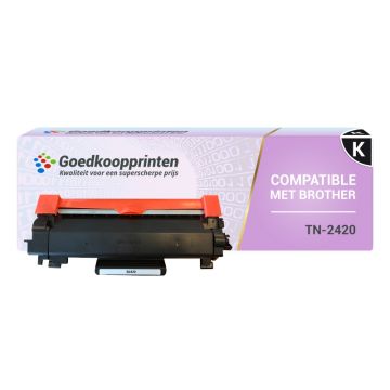 Huismerk voor Brother TN-2420 toner cartridge Zwart - 3.000 afdrukken