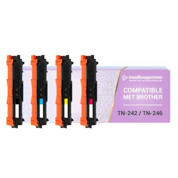 Brother TN-242 toner / Brother TN-246 toner Multipack - Huismerk set