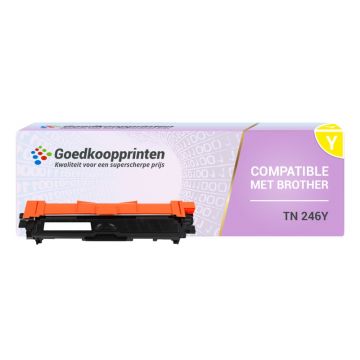 Brother TN-246Y toner cartridge / Brother TN-242Y toner Geel (2.200 afdrukken) - Huismerk