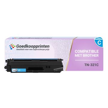 Brother TN321C toner Cyaan (3.500 afdrukken) - Huismerk